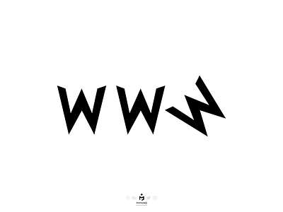 WWIII is already started! concept english initials inkscape internet letters minimal minimalism minimalist twitter typography vector w web worldwar ww3 wwiii www