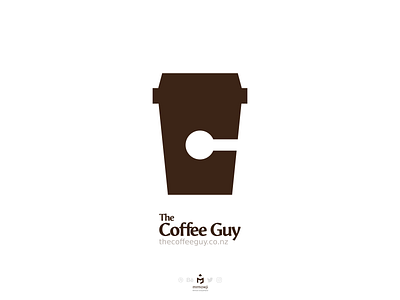 The Coffee Guy Logo branding c coffee coffeeguy guy inkscape letter logo logodesign logotype minimal minimalism minimalist rebranding thecoffeeguy typography vector