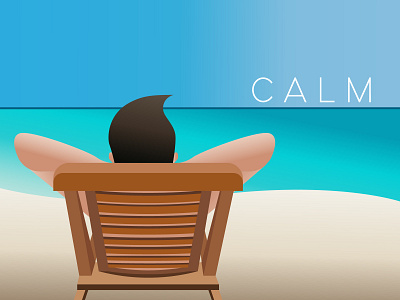 Calm & Flat calm design flatdesign illustration