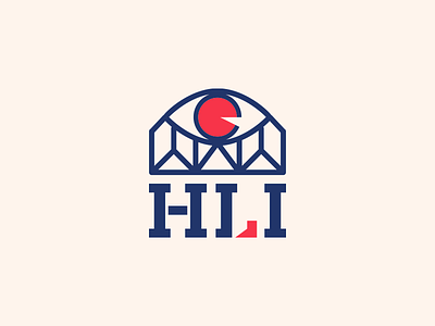 HLI Logotype branding engineering eye heavylifting logotype logotype design monocl