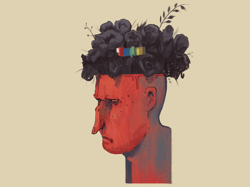 Bottle head by Sebastian Komorowski on Dribbble