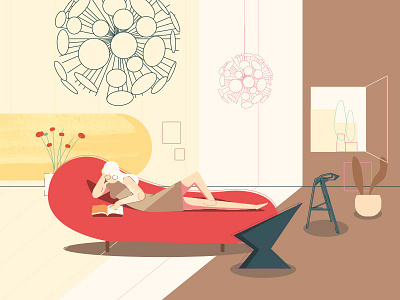 Woman aftereffects animation bottle decade design dom granatowski hand i illustration vector wnetrze
