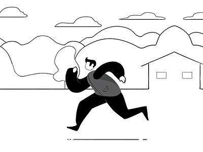 Runner animation characterdesign characters design explainer illustration minimalist motion rigging vector video