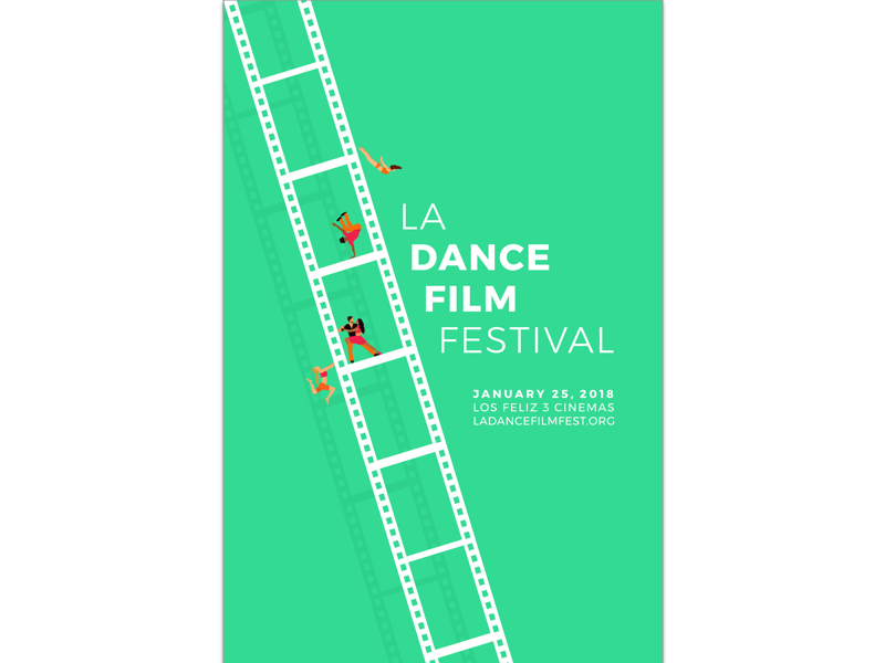 LA Dance Film Festival Poster by Lex Roman on Dribbble