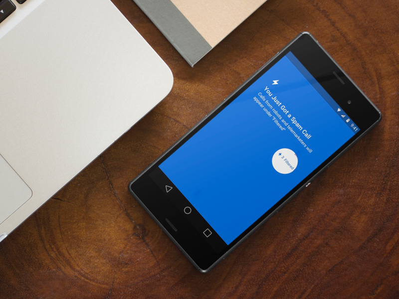 Android Coach Mark for Nomorobo on Burner by Lex Roman on Dribbble