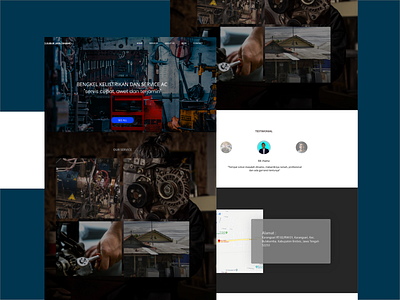 Website UD. Subur Jaya Dinamo Workshop | UI / UX Design