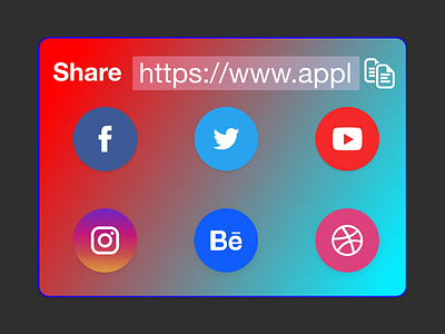 DailyUI 010 Social Share