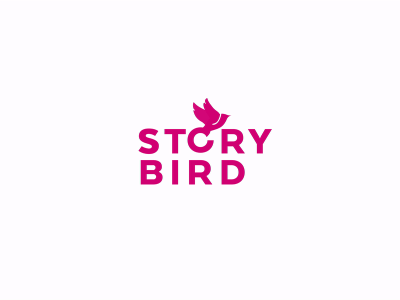 Animated Logo for Story Bird YouTube Channel animated gif animation graphic design logo motion graphics