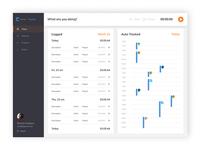 Frame cTimer design flat ui uidesign ux uxdesign uxui web