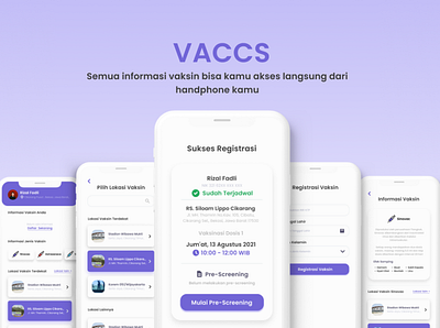 VACCS - Vaccine Information App app challange design ui vaccine