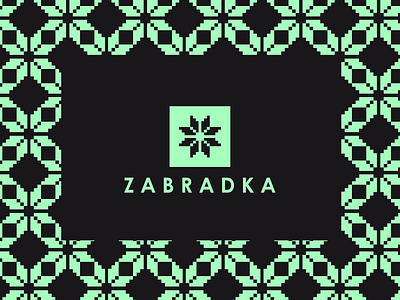 ZABRADKA Logo Design branding design fashion logo flat graphic design illustration illustrator logo pattern vector