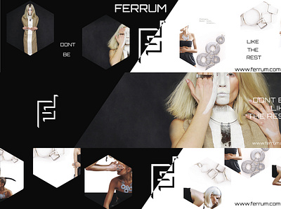 FERRUM branding design minimal web