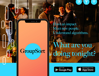 GroupSort (Billboard) advertising billboard mockup