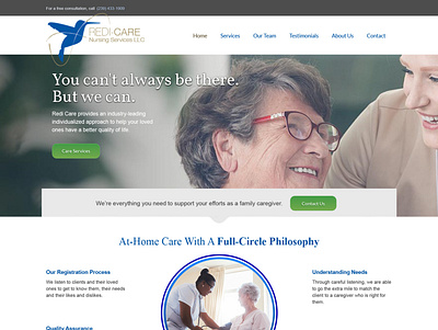 Redi-Care Nursing Services LLC custom website design design responsive design responsive website responsive website design ui ux website wordpress design wordpress development