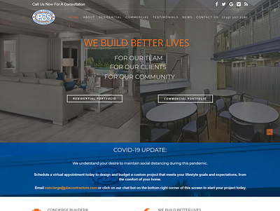 PBS Contractors custom website design design responsive design responsive website responsive website design ui ux website wordpress design wordpress development