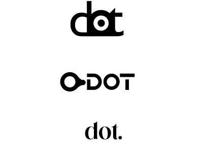 DOT Logo Concept brand identity branding clothing logo concept d logo dot logo logo logo concept logo idea