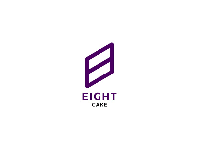 CAKE EIGHT cake lettermark logo logobrand logobranding logodesign logodesigner logoidea logoidentity logomakassar