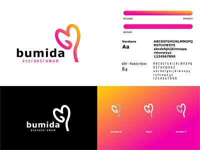 BUMIDA "Asuransi Umum" branding illustration logo logoawesome logobrand logobranding logodesign logoidea logoidentity logomakassar logomarca logomark logomarks logos logotype