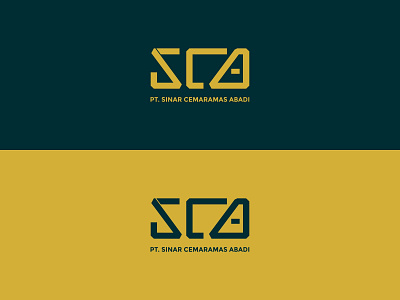 PT. SINAR CEMARAMAS ABADI ( SCA ) branding logo logobrand logobranding logodesign logodesigner logoidea logoidentity logomarca logos