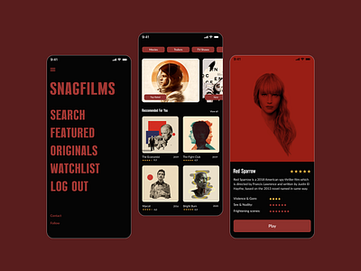 Mobile Cinema APP Redesign Concept