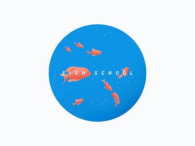 Fish school fish fish school illustration