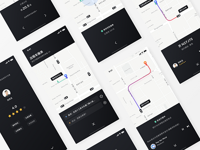 Taxi Service UI app app design app designers behance best design black design dark design dark ui design inspiration design interface dribbble ios design taxi taxi app taxi ui ux design ux designer ux ui design uxuidesign