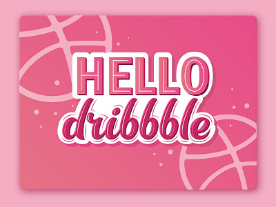 Hello dribbble calligraphy dribble fashion handlettering hello dribbble invite lettering logo design logotype monogram sign type typogaphy