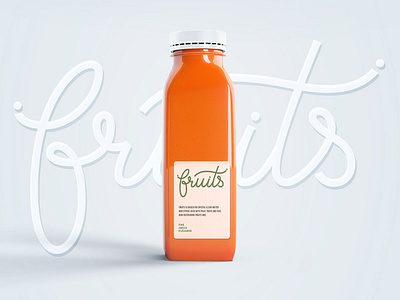 Fruits. Logo for natural juice.