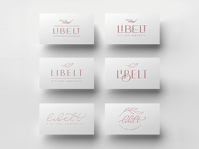 Libelt - Lettering Logo Sketches Collection for Clothing Brand