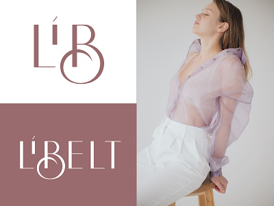 Libelt - Logo for clothing brand. branding clothes fashion graphicdesign identity lettering logo design logotype mark monogram sign typogaphy wear woman