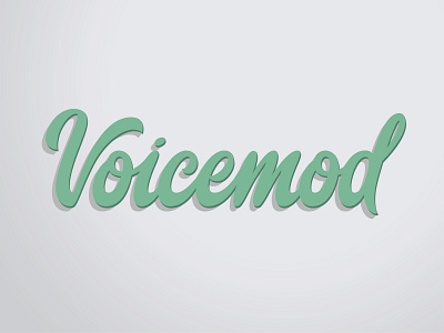 Voicemod lettering logotype