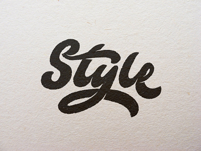 Style - lettering sketch logo branding calligraphy clothes handlettering identity lettering logo design logotype mark monogram print typogaphy