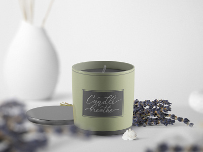 Candle breathe - lettering