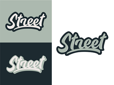 Street - lettering print