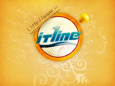 ITLine Logo circle itline lamp light logo