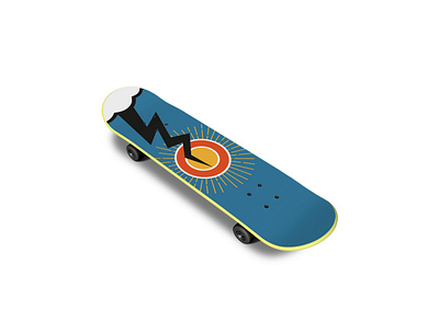 Skateboard Design Thunder bolt Concept