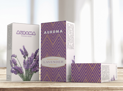 Product Package Design - AUROMA design illustration packaging