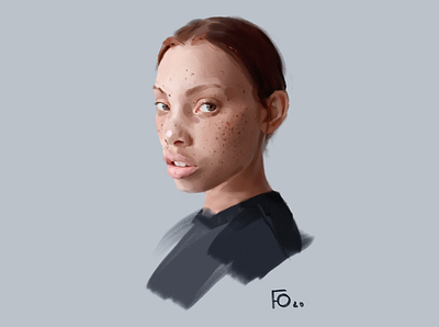 Face 0 character characterdesign dailyshot design illustration photoshop portrait portrait art portrait illustration portrait painting procreate sketch