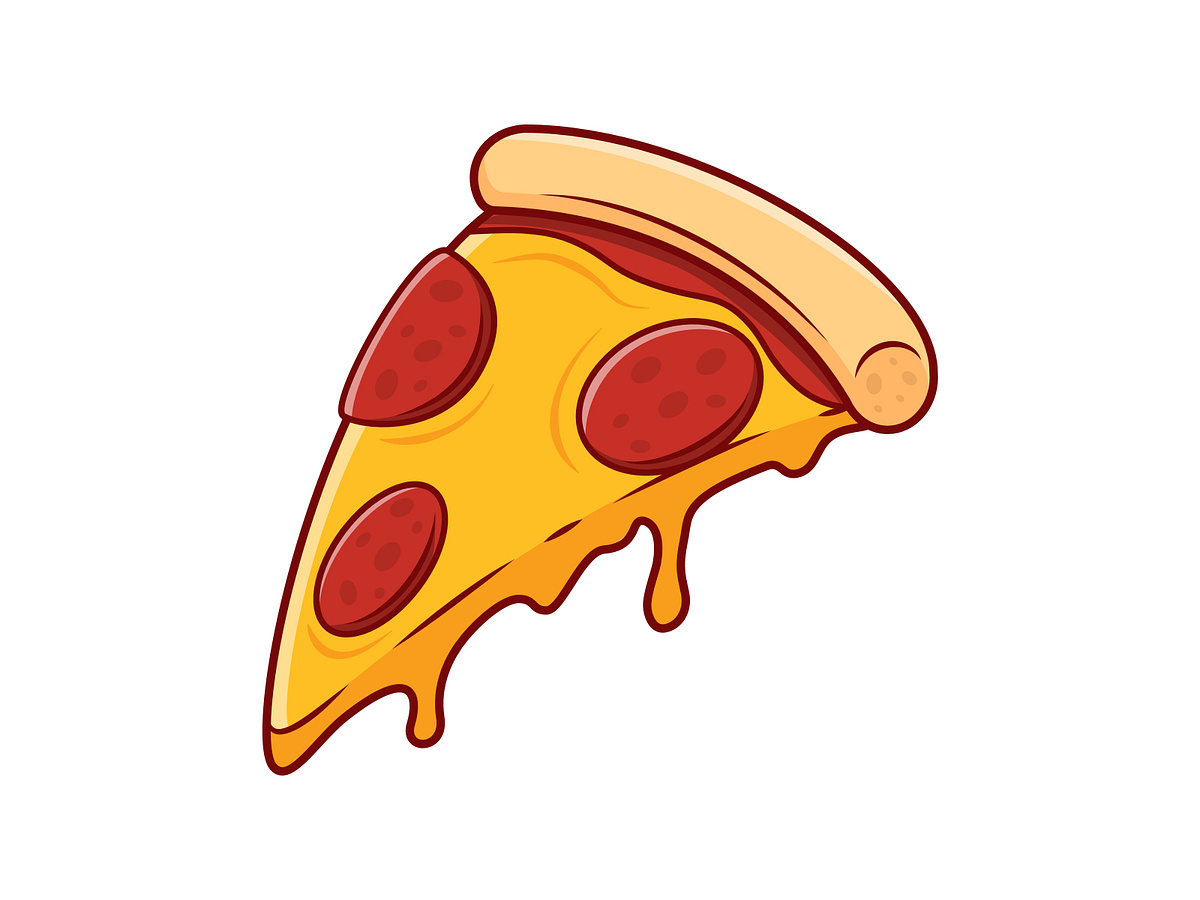 Pizza slice by Mattis Bødtker on Dribbble