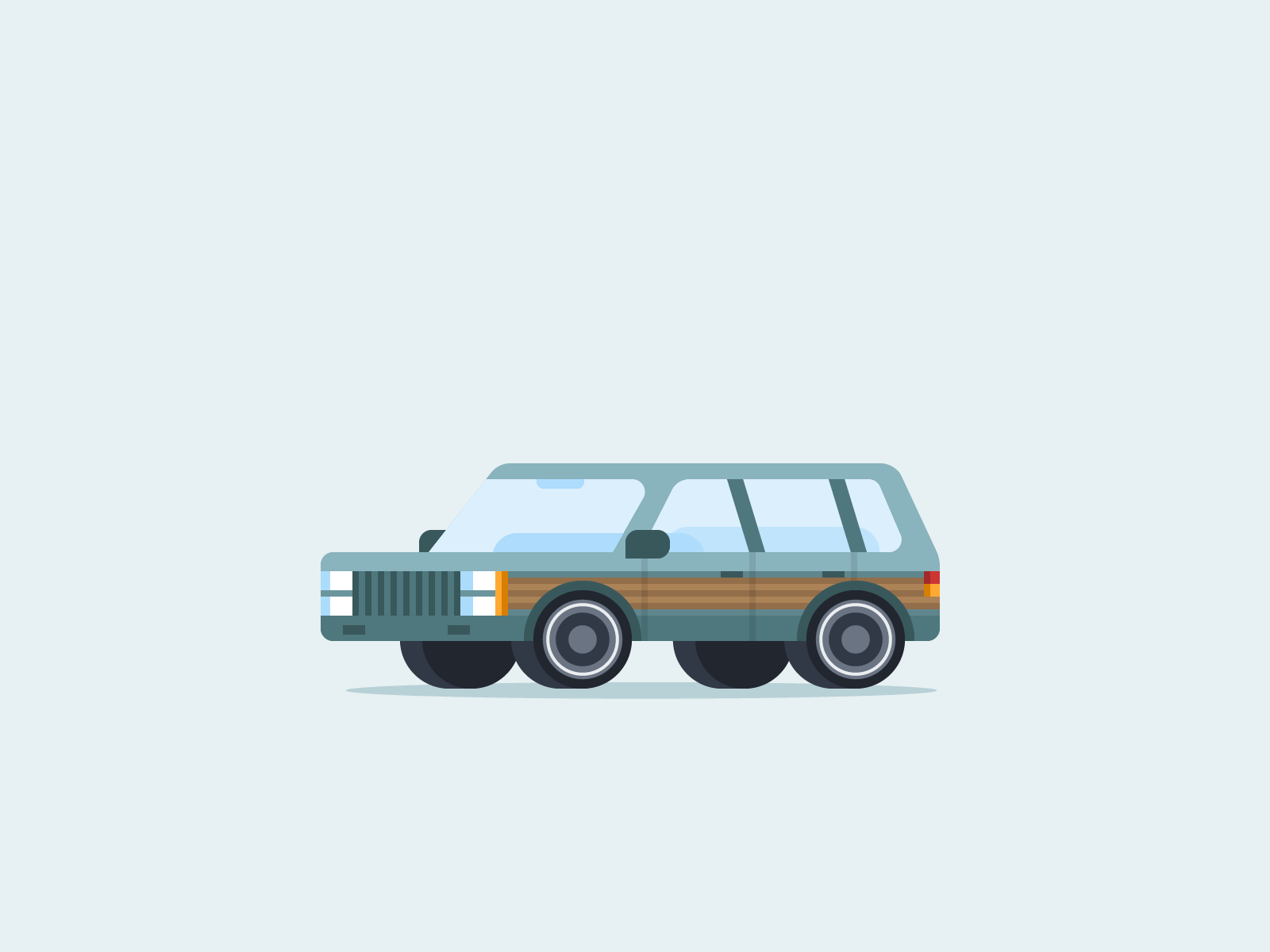 Station Wagon by Mattis Bødtker on Dribbble