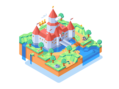 Isometric Mario