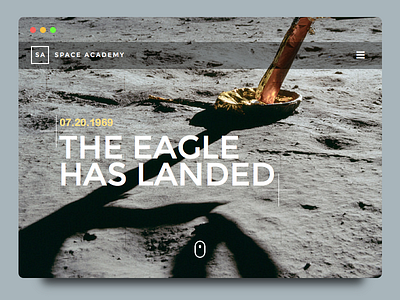 DailyUI #003 - Landing page