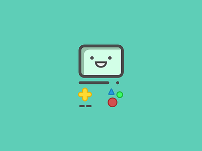 BMO adventure time bmo cartoon illustration outline vector