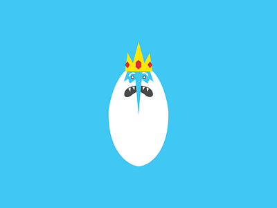 Ice King adventure time character ice king illustration vector