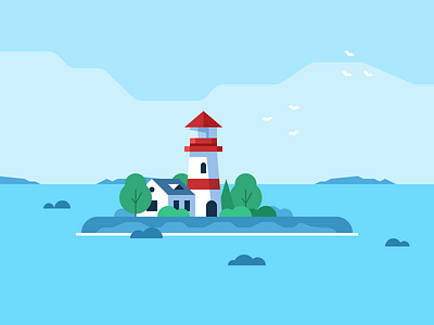 Lighthouse building house illustration lighthouse norway