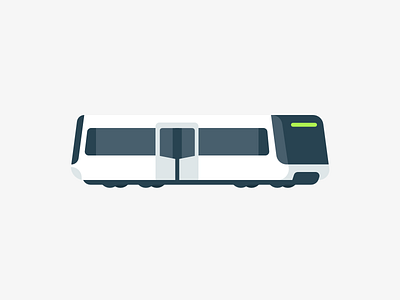 Oslo Metro Subway 🚇 bus graphic design illustration metro oslo public transport simple subway tram transit transport vector vehicles