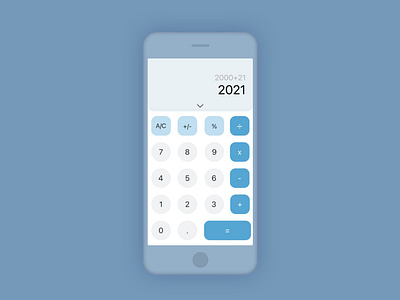 UI Challenge | Calculator app appdesign application calculator calculator app calculator ui dailyuichallenge simple ui uidesign uiux ux uxdesign