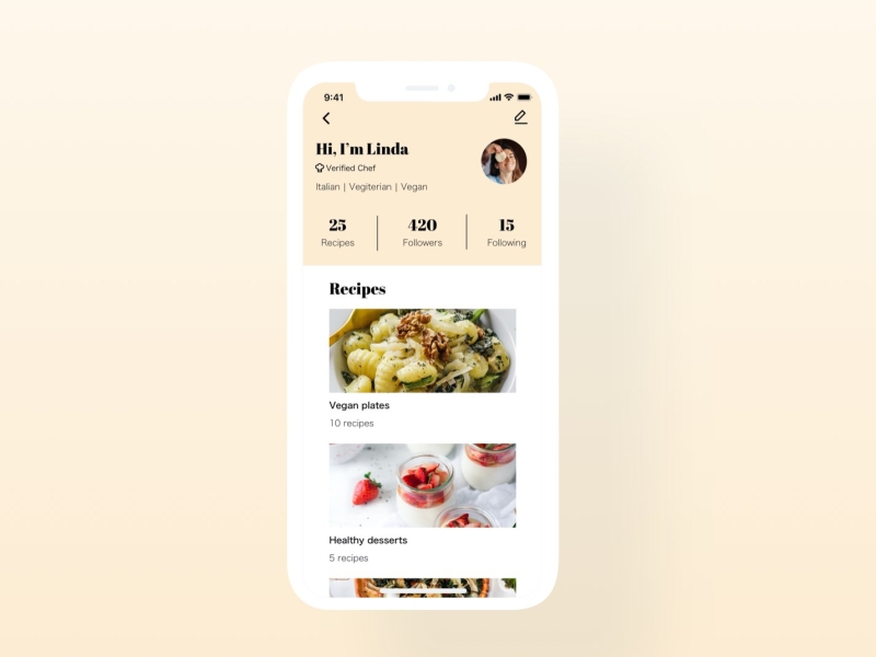 UI Challenge | User Profile by Shin Park on Dribbble