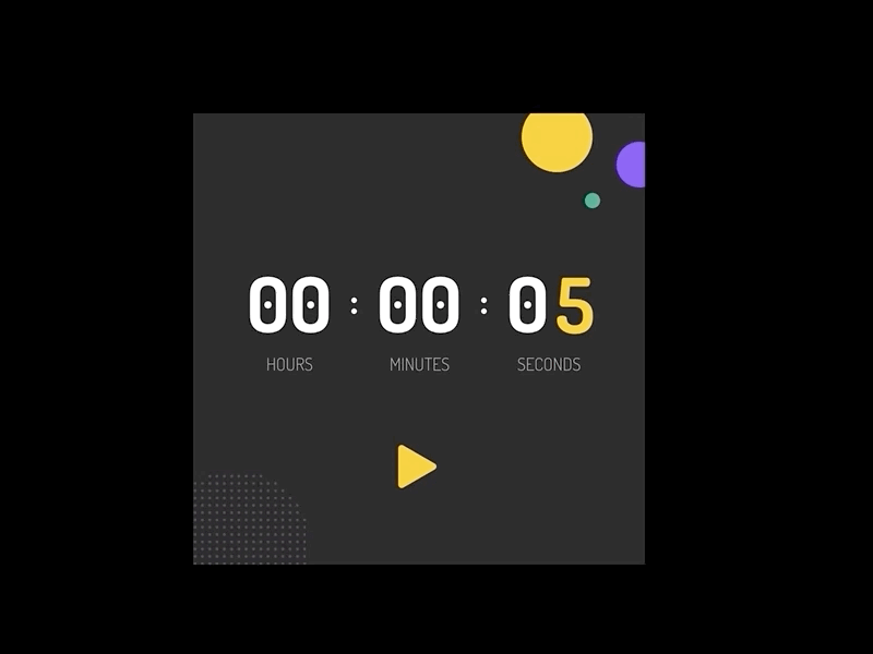 UI Challenge | Countdown Timer animation gif appdesign application countdown countdowntimer dailyuichallenge design prototype simple timer ui uidesign uiux ux uxdesign