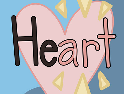 HeART adorable cute cute illustration design graphic design graphicdesign heart illustration simple